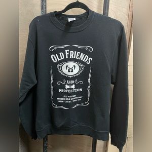 Crew neck black sweater